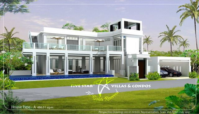 Modern-Thai Pool Villa in Jomtien: 4-bedroom, 4-bathroom House Jomtien